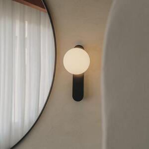 LEDS-C4 Aplică de perete LED Perlina, negru, oțel, Negru, Baie, Metal, Modern