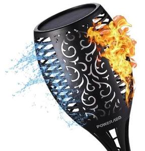 Lampa solara tip torta cu efect flacara, 58 cm