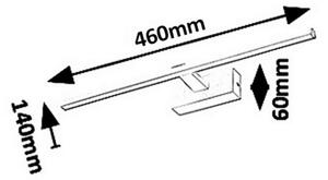 Rabalux 1448 - Aplică tablou ALBINA LED OSCAR LED/8W/230V