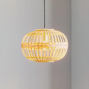 Amsfield lampă suspendată de bambus, forma ovală