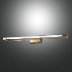 Fabas Luce Aplică de perete LED Rapallo, alamă, IP44, 80 cm, Auriu / Alamă, Hol, Metal, Modern