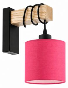 BRILAGI - Aplica de perete NUBILA 1xE27/60W/230V maro/negru/roz