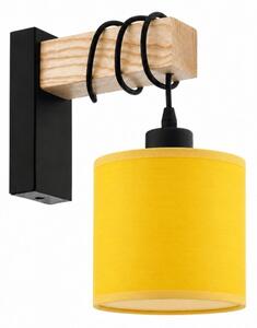 BRILAGI - Aplică de perete NUBILA 1xE27/60W/230V maro/negru/galben