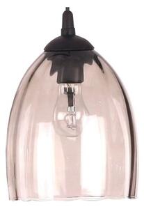 BRILAGI-LED lustră pe cablu RETRO GLASS 2xE27/60W/230V crom mat/bej fumuriu