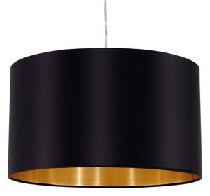 Leico lampă suspendată textilă, 38 cm, negru
