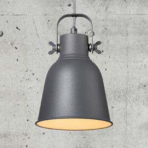 Lampă suspendată Adrian pe negru, Ø 16cm