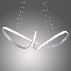 Lampă pendul LED Melinda, 38W, dimabilă, gri-oțel