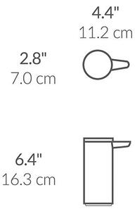 Dozator de săpun lichid argintiu mat automat din oțel 266 ml – simplehuman