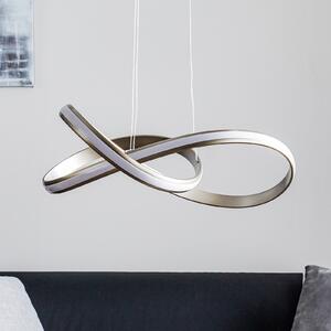 Lampă pendul LED Melinda, 30W, dimabilă, gri-oțel