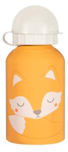 Stică apă copii Sass & Belle Woodland Fox , 250 ml, portocaliu-alb