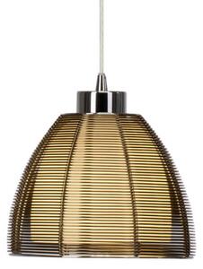 Brilliant Relax lampă suspendată, 1 sursă 19cm bronz, reglabil, Bronz / Alamă Veche, Camera de zi / sufragerie, Metal, Modern