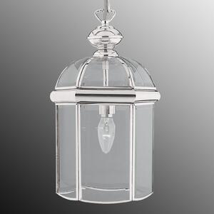 Lampă suspendată Arlind, Ø 18 cm, crom