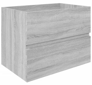 Dulap de chiuvetă, sonoma gri, 60x38,5x45 cm, lemn prelucrat