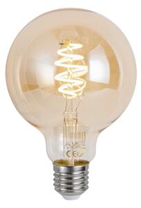 Bec LED inteligent E27 reglabil G95 chihlimbar 4.9W 320lm 2500K
