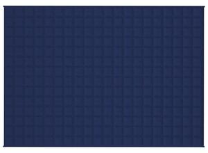 Pătură grea, albastru, 140x200 cm, 10 kg, material textil