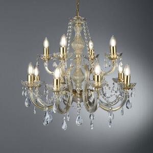 Candelabru Marie Therese 12 becuri, alamă