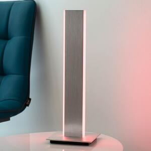 Q-Smart-Home Paul Neuhaus Q-Adriana lampă de masă LED, 40 cm, reglabil, Metalic, Camera de zi / sufragerie, Aluminiu, Modern