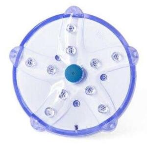 Lampa pentru piscina, 7 culori iluminare, oprire automata, 6x9x9 cm, alb