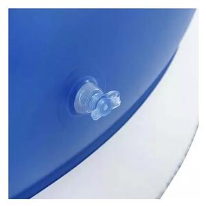 Saltea gonflabila piscina, perna, plasture reparatii, vinil, 191x107 cm, alb/albastru