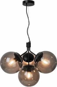 Nordlux Ivona lampă suspendată 4x28 W negru-fumuriu 2112153003