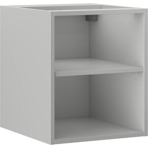 Mexen Box-A, dulap deschis cu raft 40 cm, gri mat, 91AX2-0400-470-0-62