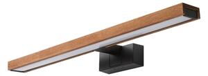 Brilagi-LED Lumină pentru oglindă de baie WOODY MIRROR 3 în 1 LED/12W/230V 60 cm IP44 negru/stejar