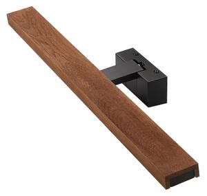 Brilagi-LED Lumină pentru oglindă de baie WOODY MIRROR 3 în 1 LED/12W/230V 60 cm IP44 negru/stejar