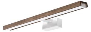 Brilagi-LED Iluminare pentru oglindă de baie WOODY MIRROR 3în1 LED/12W/230V 60 cm IP44 alb/stejar