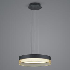 Suspensie cu LED-uri Mesh, Ø 45 cm, negru/auriu