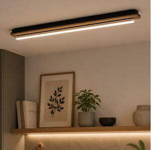Brilagi - Plafonieră LED WOODY FLAT LED/25W/230V stejar/negru