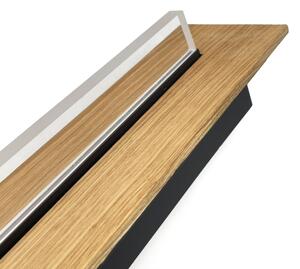 Brilagi - Plafonieră LED WOODY FLAT LED/25W/230V stejar/negru