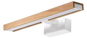 Brilagi - Lampă LED pentru oglindă de baie 3 în 1 WOODY MIRROR LED/8W/230V IP44 alb/stejar