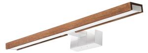 Brilagi - LED Iluminare oglindă pentru baie 3 în 1 WOODY MIRROR LED/12W/230V IP44 alb/stejar/cireș