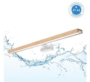 Brilagi - Iluminare LED pentru oglindă de baie 3în1 WOODY MIRROR LED/15W/230V IP44 alb/stejar