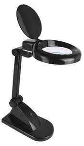 LED lampă de birou cu lupă LED/6W/230V 6500K neagră