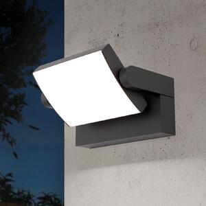 Ginger aplică LED de exterior, IP54, CCT, antracit