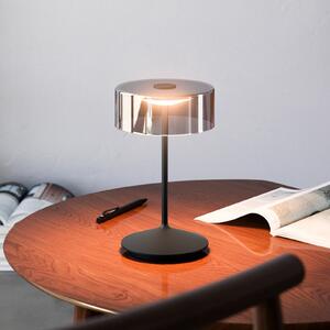 Sigor Numotion LED lampă de masă reîncărcabilă, negru, sticlă, IP54, dimabil, reglabil, Negru, Camera de zi / sufragerie, Sticlă, Modern