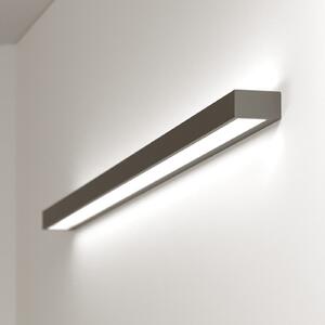 MCJ Aplică Mera LED, lățime 120cm, negru, 4000K, Negru, Hol, Metal, Modern