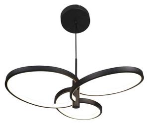 RIBBON Lustră LED pe cablu, 25W, 230V, 4000K, negru