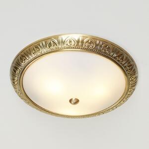 ORION 38 cm - plafonieră Lembit, reglabil, Bronz / Alamă Veche, Camera de zi / sufragerie, Metal, Antichitate, Perete rotund