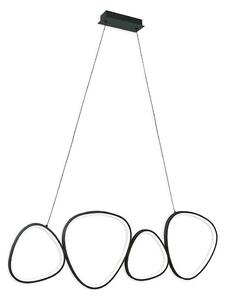 Candelabru suspendat cu cablu LED PETRA, 48W, 230V, 4000K, negru