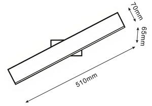 Aplica LED de perete BERNADETTA, 10 W, 230 V, 4000 K, neagră