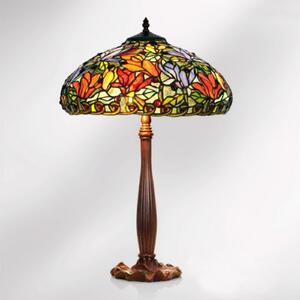 Artistar Elaine lampă de masă în stil Tiffany înălțime 64cm, Multicolor, Camera de zi / sufragerie, Sticlă, Tiffany