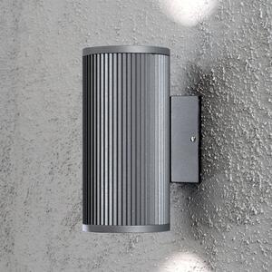 Konstsmide Aplică de exterior Siracusa cu lumină Up-&-Down, reglabil, Gri, Metal, Modern
