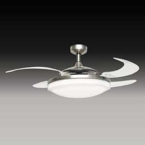 Ventilator Beacon cu lumină Fanaway Evo 2, crom mat, silențios