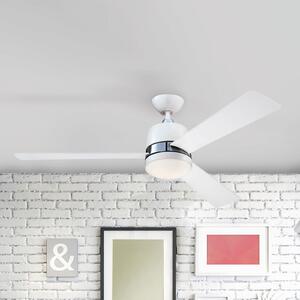 Westinghouse Tristan ventilator, lumină, alb/arțar