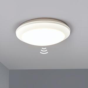 Fumagalli Plafonieră Umberta cu senzor, 2xE27 alb, Alb, Plastic, Modern