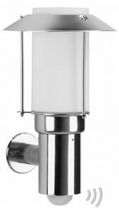 Albert Leuchten Tea aplică de exterior cu detector mișcare, Gri, Metal, Modern