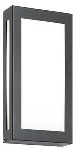 CMD Aplică LED de exterior Aqua Rain Mini, antracit, Negru, Metal, Modern