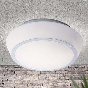 ORION Plafonieră din sticlă Pia cu IP44, 38 cm, reglabil, Alb, Baie, Metal, Modern